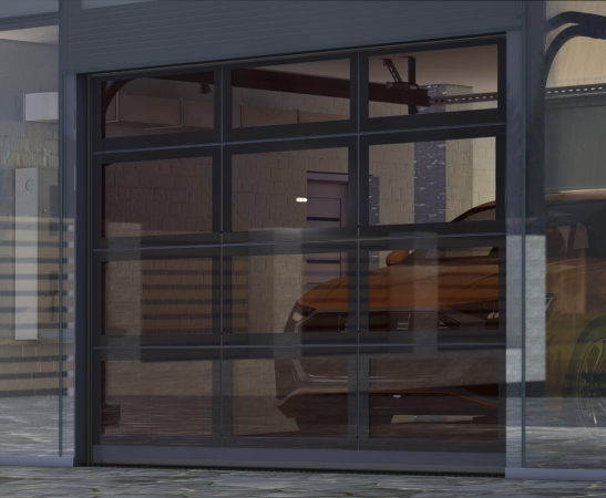 Панорамные ворота Алютех AluPro в Прохладном